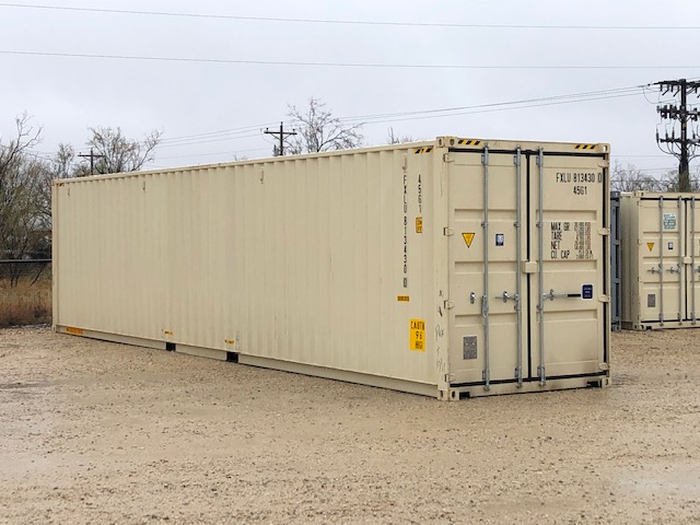 40’ New, One-Trip, Double Door, High Cube